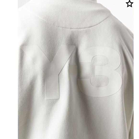 Y-3 branded hoodie in white size small - Picture 3 of 12